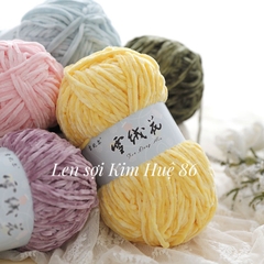 Len nhung 3mm siêu mềm mịn cuộn 100g