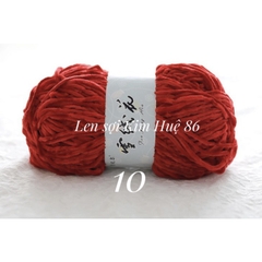 Len nhung 3mm siêu mềm mịn cuộn 100g