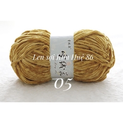 Len nhung 3mm siêu mềm mịn cuộn 100g
