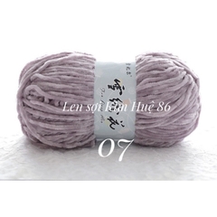 Len nhung 3mm siêu mềm mịn cuộn 100g