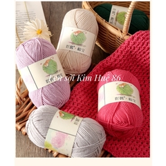 Len milk cotton Mianbao cuộn 40gr ( bảng 1)