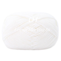 Len milk cotton Mianbao cuộn 40gr ( bảng 1)