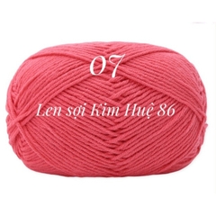 Len milk cotton Mianbao cuộn 40gr ( bảng 1)