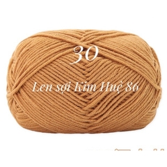 Len milk cotton Mianbao cuộn 40gr ( bảng 1)
