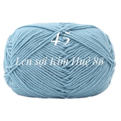 Len milk cotton Mianbao cuộn 40gr ( bảng 1)