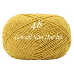 Len milk cotton Mianbao cuộn 40gr ( bảng 1)