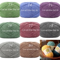 Len milk cotton Mianbao cuộn 40gr ( bảng 2 )