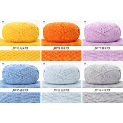 Len Cotton Đốm trắng cuộn 100g