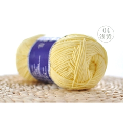 Len milk cotton mác xanh cuộn 100g ( từ màu 01 đến màu 50)
