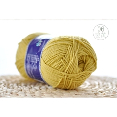 Len milk cotton mác xanh cuộn 100g ( từ màu 01 đến màu 50)