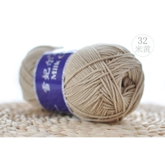 Len milk cotton mác xanh cuộn 100g ( từ màu 01 đến màu 50)