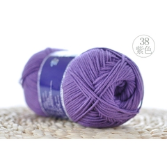 Len milk cotton mác xanh cuộn 100g ( từ màu 01 đến màu 50)