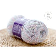 Len milk cotton mác xanh cuộn 100g ( từ màu 51 đến màu 75)