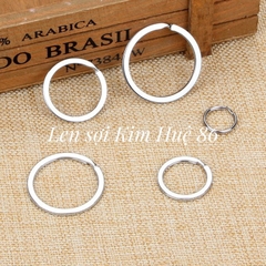 Combo 3 chiếc khoen tròn móc khóa loại đẹp
