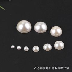 Hạt trai trang trí nửa viên bằng nhựa ABS