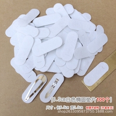 Phôi vải nỉ lót kẹp tóc ( gói 10 cái)