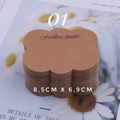 Bìa đựng kẹp tóc, trưng bày phụ kiện, trang sức handmade ( sét 10 cái)