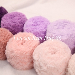 Len lông thỏ siêu mềm mịn cuộn 100g