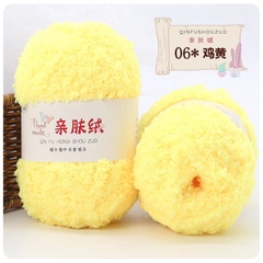 Len bông xù lông cừu siêu mềm mịn, màu siêu đẹp ( cuộn 50g)