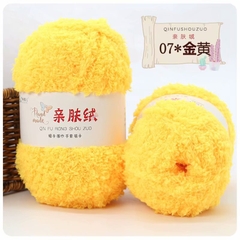 Len bông xù lông cừu siêu mềm mịn, màu siêu đẹp ( cuộn 50g)
