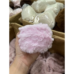 Len lông thỏ siêu mềm mịn cuộn 100g