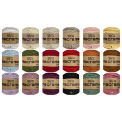 Sợi Macrame Cotton cỡ sợi 3mm dùng để trang trí, làm túi xách handmade