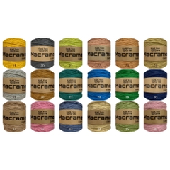 Sợi Macrame Cotton cỡ sợi 3mm dùng để trang trí, làm túi xách handmade