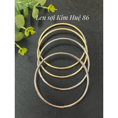 Quai túi tròn chất liệu bằng kim loại làm túi handmade ( 1cặp)