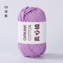 Sợi vải Genuine Cotton móc túi xách, balo...cỡ sợi 4mm cuộn 50g