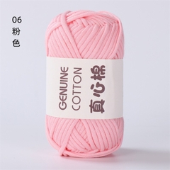 Sợi vải Genuine Cotton móc túi xách, balo...cỡ sợi 4mm cuộn 50g