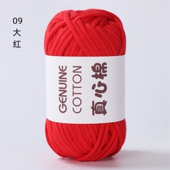 Sợi vải Genuine Cotton móc túi xách, balo...cỡ sợi 4mm cuộn 50g