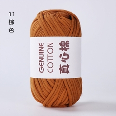 Sợi vải Genuine Cotton móc túi xách, balo...cỡ sợi 4mm cuộn 50g