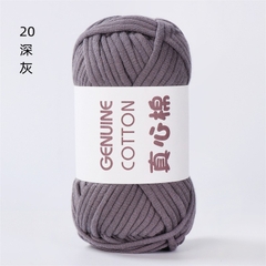 Sợi vải Genuine Cotton móc túi xách, balo...cỡ sợi 4mm cuộn 50g