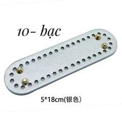 Đế da PU có đục lỗ sẵn kích thước 18*5cm