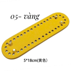 Đế da PU có đục lỗ sẵn kích thước 18*5cm