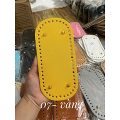 Đế da PU có đục lỗ sẵn kích thước 22*10cm