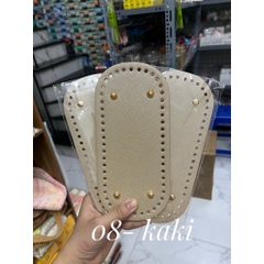 Đế da PU có đục lỗ sẵn kích thước 22*10cm