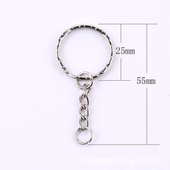 Móc khóa vân có kèm khoen C làm sản phẩm handmade ( 10 cái)