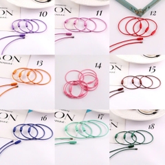 Vòng dây móc khóa nhiều màu ( 1 cái)