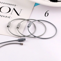 Vòng dây móc khóa nhiều màu ( 1 cái)