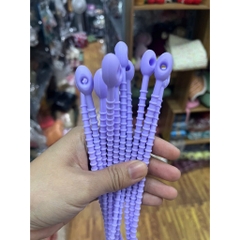 Móc khóa dây Silicone nhiều màu