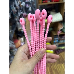 Móc khóa dây Silicone nhiều màu