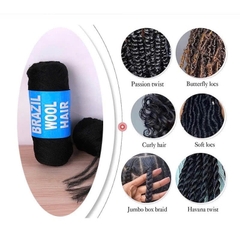 Len làm tóc búp bê- len tóc Wool Hair ( cuộn 70g)