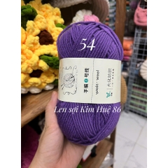 Len Yaoh Wool ( Shuxi Wool) sợi to 3mm cuộn 100g