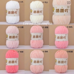 Len nhung gấu Meng Meng Ya cuộn 50g