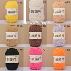 Len nhung gấu Meng Meng Ya cuộn 50g