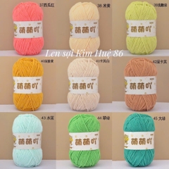 Len nhung gấu Meng Meng Ya cuộn 50g