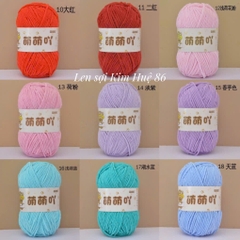 Len nhung gấu Meng Meng Ya cuộn 50g