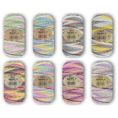 Sợi Simply cotton màu loang 150gr - Sợi Simply (TC20)