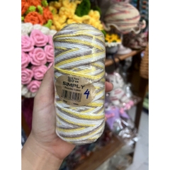 Sợi Simply cotton màu loang 150gr - Sợi Simply (TC20)